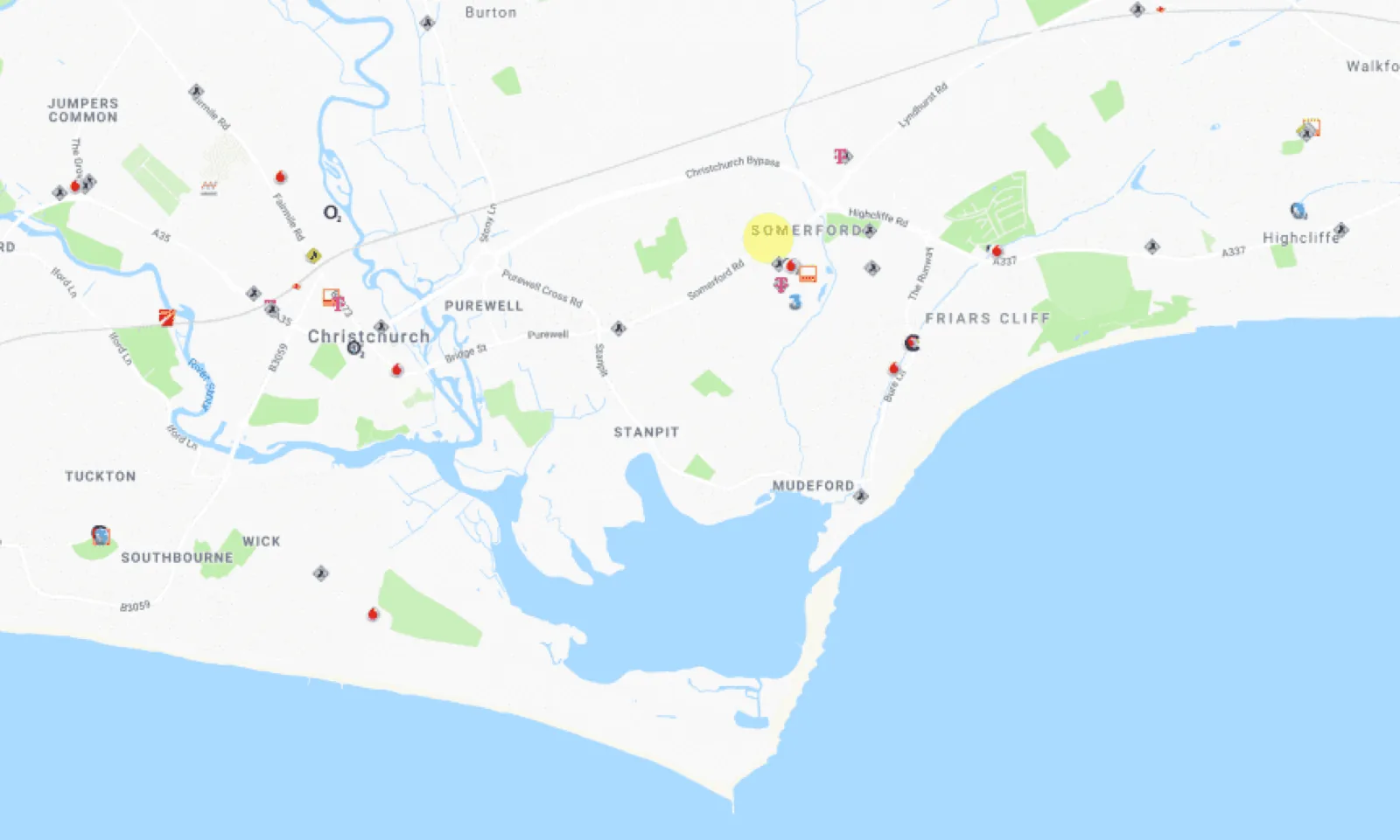 UK Mobile Network Coverage Masts