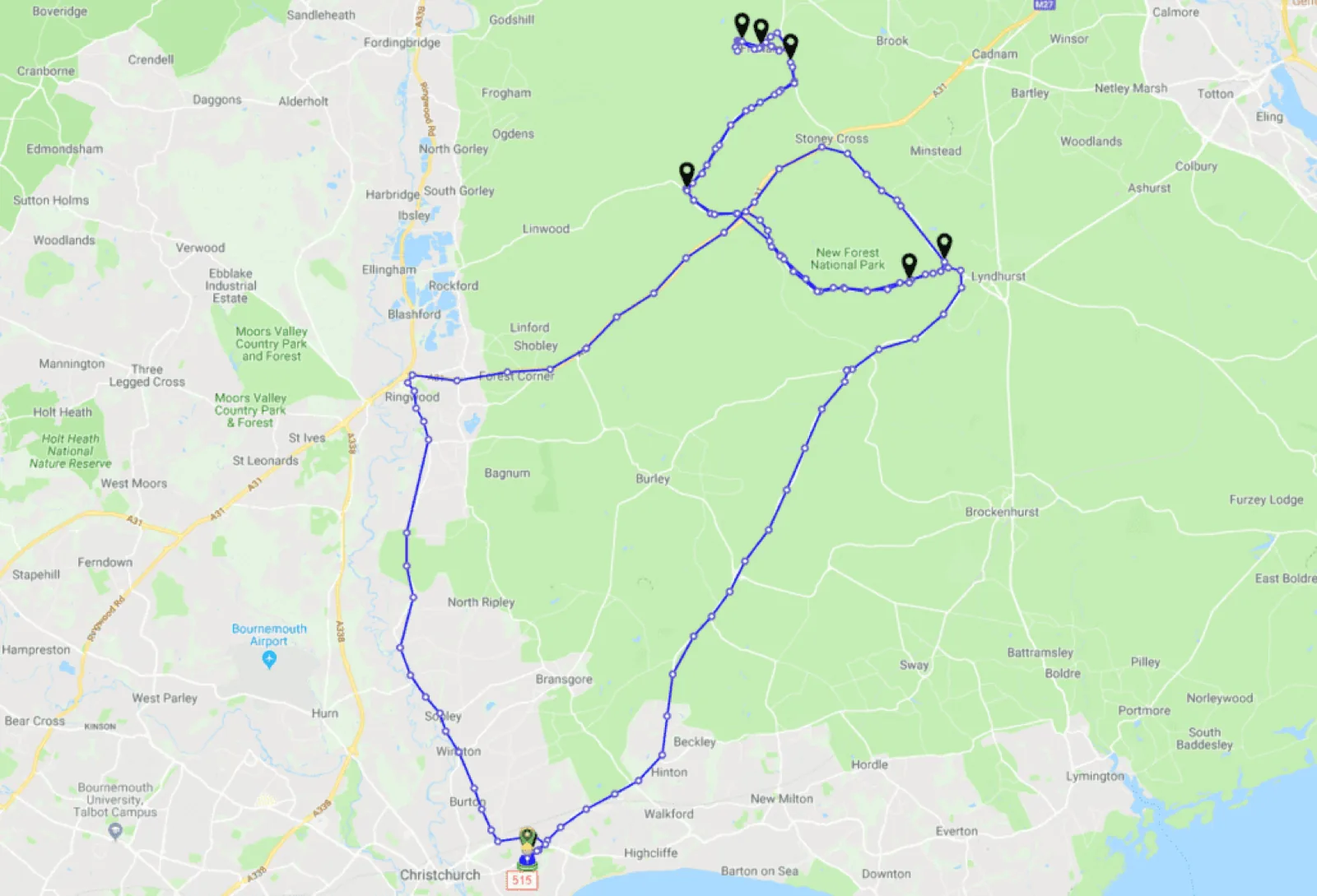 Test Route New Forest