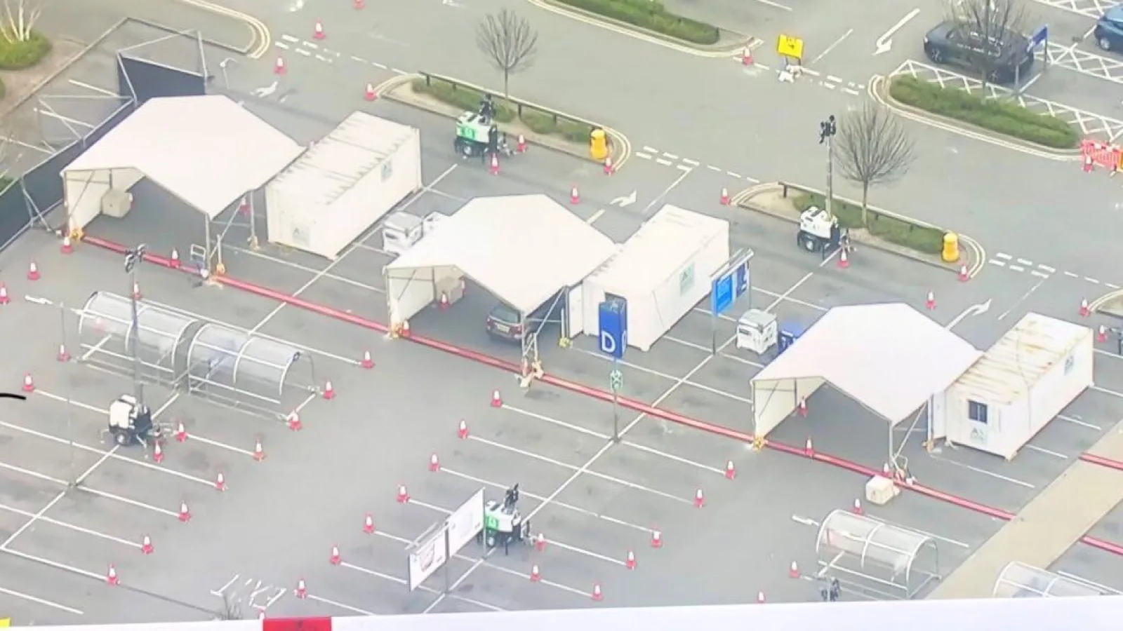 NHS Testing Stations