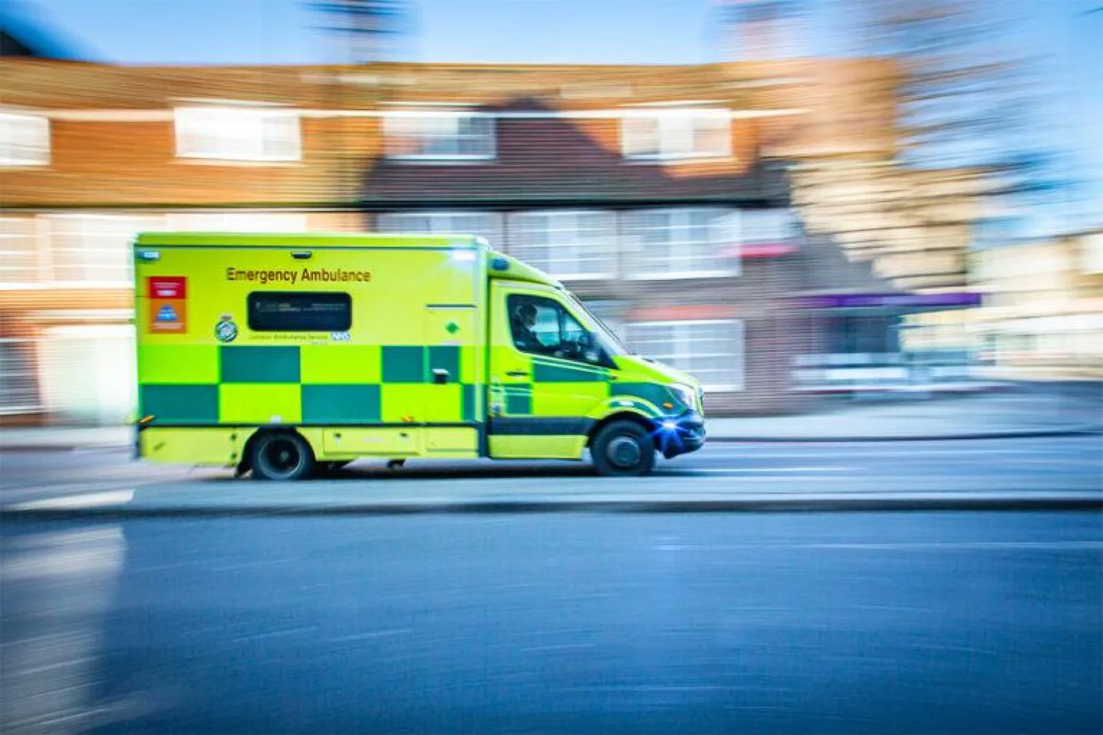 Ambulance communicating with medical control