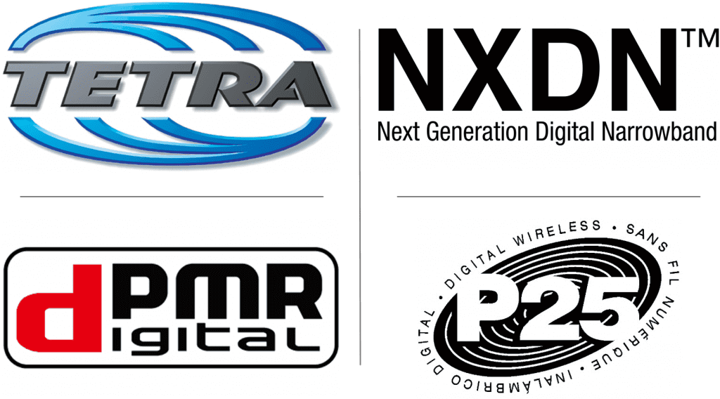 Various names and standards for Professional Two-Way Radio Communication